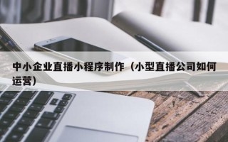 温州中小企业直播小程序制作（小型直播公司如何运营）
